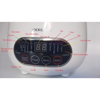Nồi Cơm Điện Mini đa năng 0.8 lít Lock&Lock - EJR326