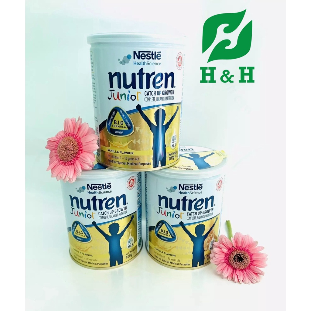 Sữa bột NUTREN JUNIOR Dinh dưỡng đặc chế dành cho trẻ từ 1 đến 10 tuổi - 400g