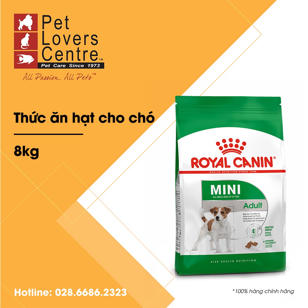 [8kg]Thức ăn hạt cho chó Royal Canin Mini Adult 8kg