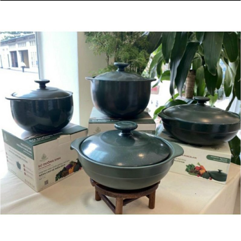Nồi sứ dưỡng sinh minh long đủ size