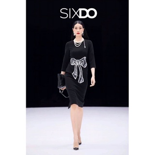 Đầm đen hiệu sixdo size M mới nguyên tag