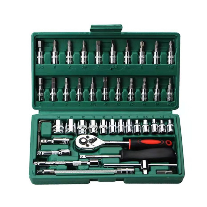 Bộ Cờ Lê Ổ Cắm 46 Món 1 / 4 &quot;Chuyên Dụng