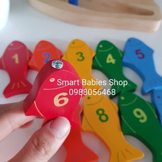 Câu 10 cá số Winwintoys - Đồ chơi gỗ