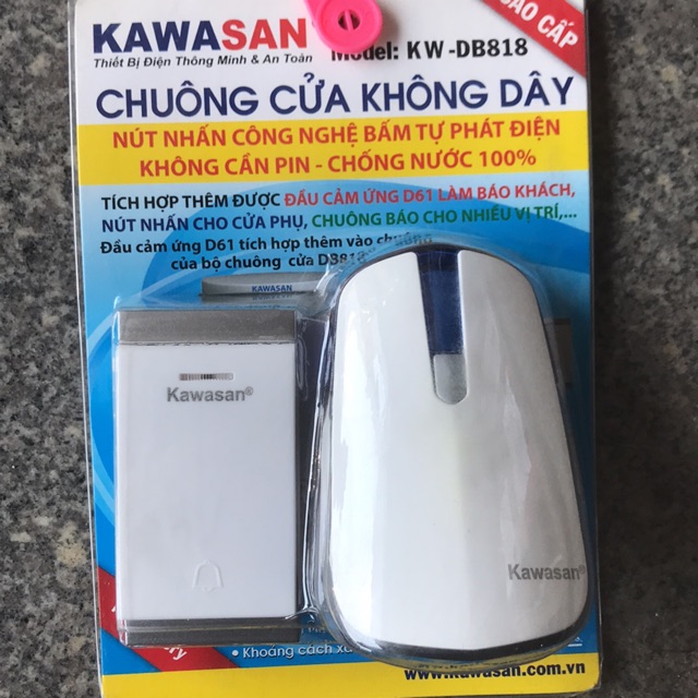 Chuông cửa không dây KW-DB818