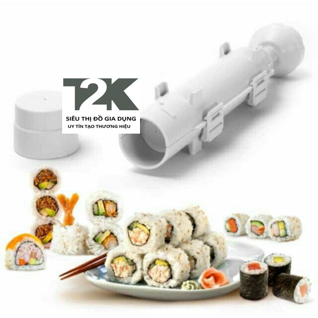 Khuôn làm sushi T2K khuôn làm kimbap sushi làm cơm hộp chất liệu nhựa ABS tiện dụng