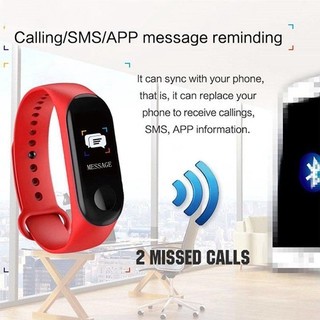 Đồng hồ thông minh M3 / chống nước IP67 / M3 vòng đeo tay thông minh, máy đo nhịp tim, máy đo huyết áp