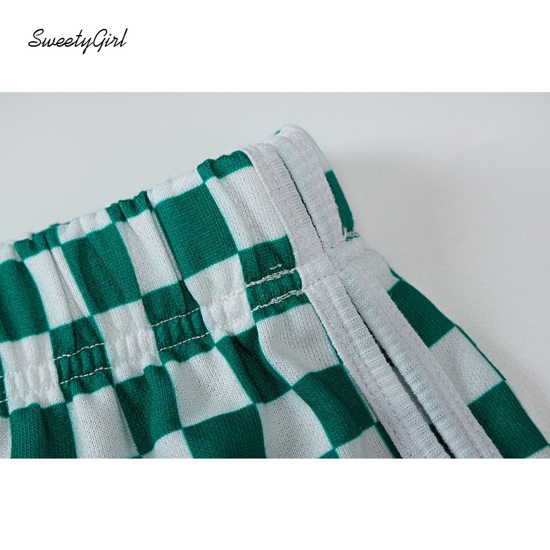 Quần short thể thao lưng cao dáng ôm màu sắc tương phản thời trang cho nữ