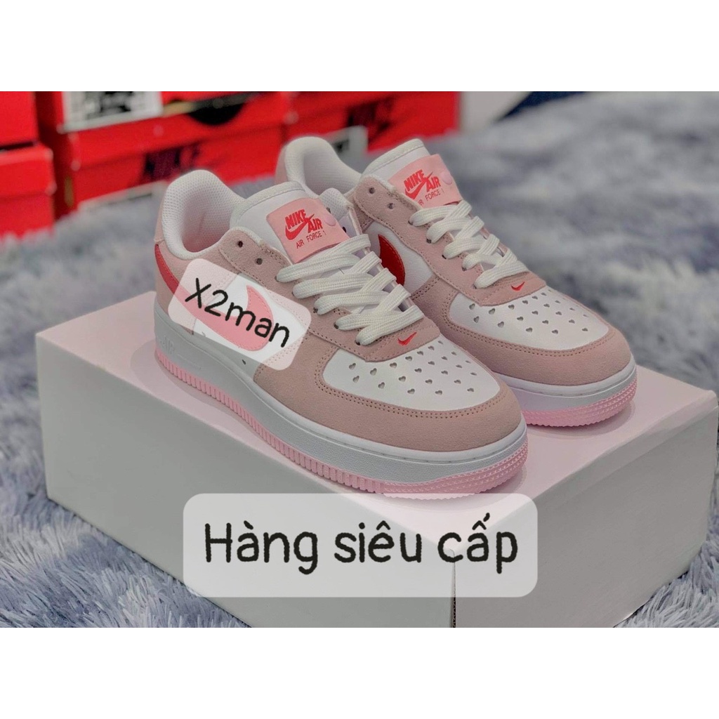 [x2man tặng tất] giày thể thao nữ afff1 chu love siu cấp