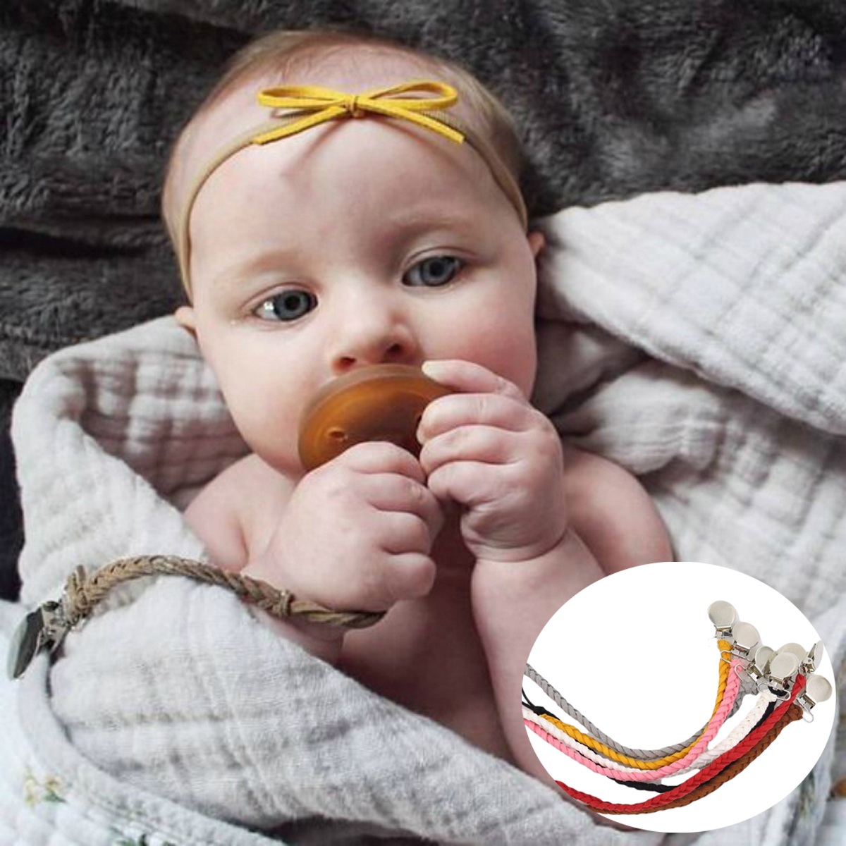 Dây Đeo Núm Ti Giả Cho Bé