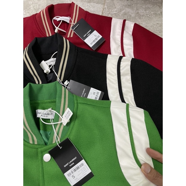 Áo Khoác Bomber Teddy Jacket YSL