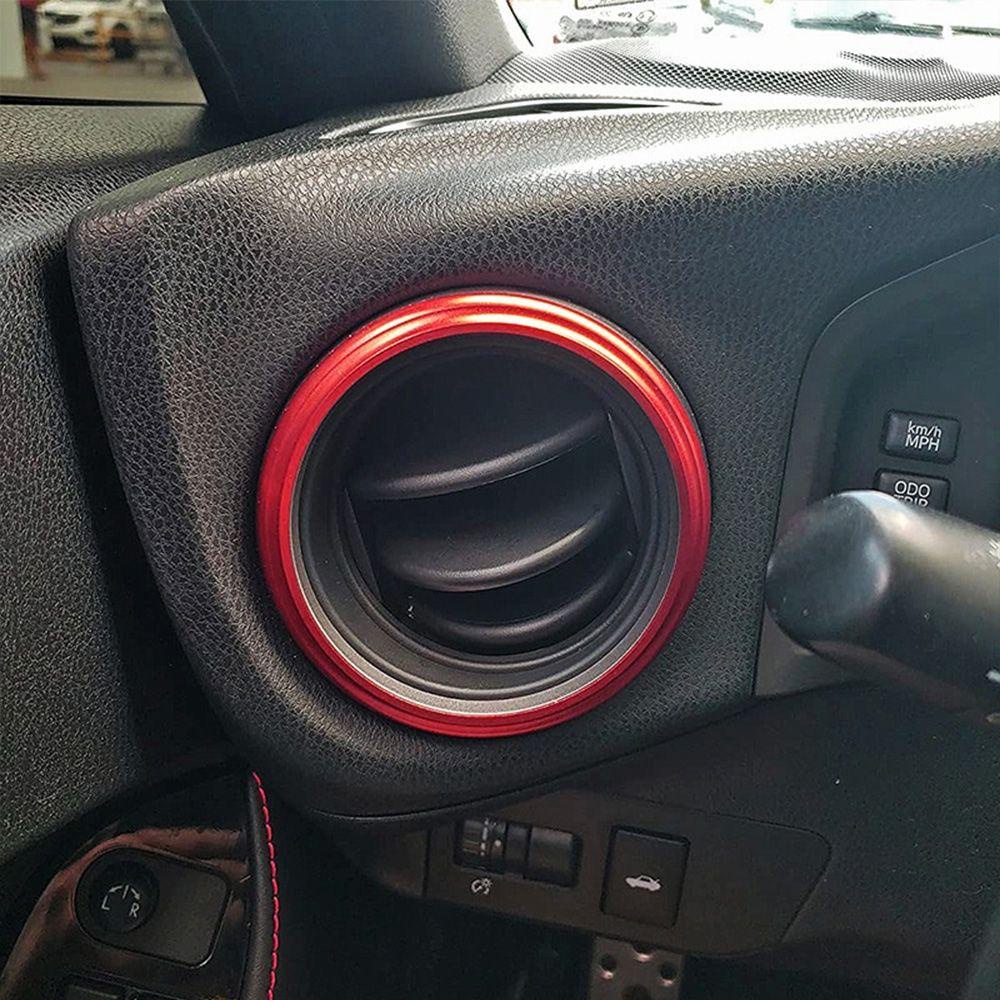 Bộ 2 Vòng Dán Trang Trí Ống Xả Xe Hơi Subaru Brz / For Toyota 86