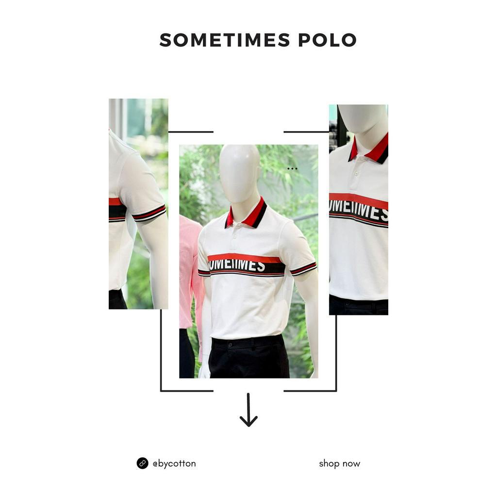 [Mã BYCO50KT8 giảm ngay 50K đơn 0K] Áo Thun Nam Polo Cổ Bẻ BY COTTON SOMETIMES POLO