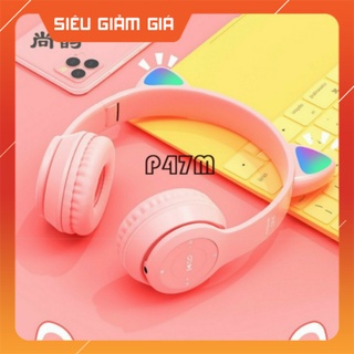 Tai Nghe Mèo Chụp Tai Không Dây Headphone Bluetooth