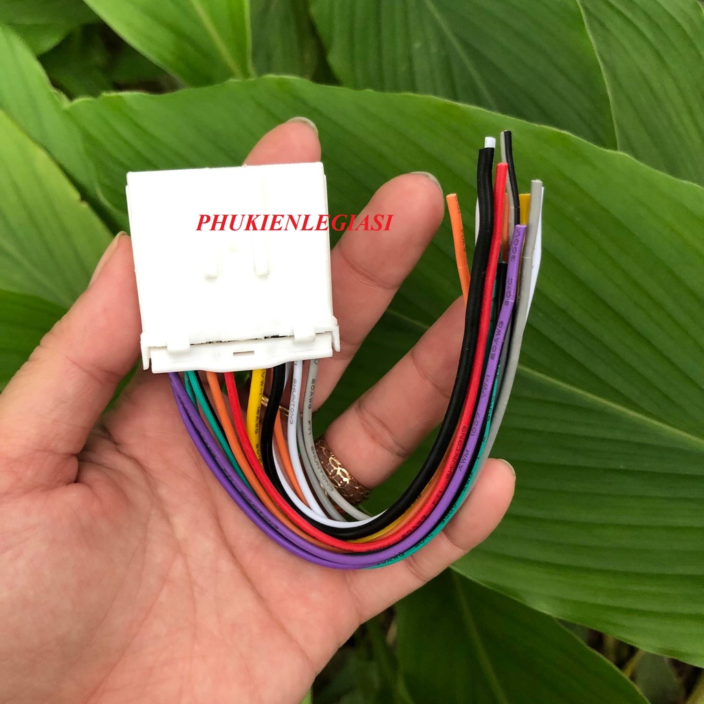 Jack kết nối Loa và Nguồn cho CD ô tô màn hình android Mitsubishi và Mitsubishi Grandis