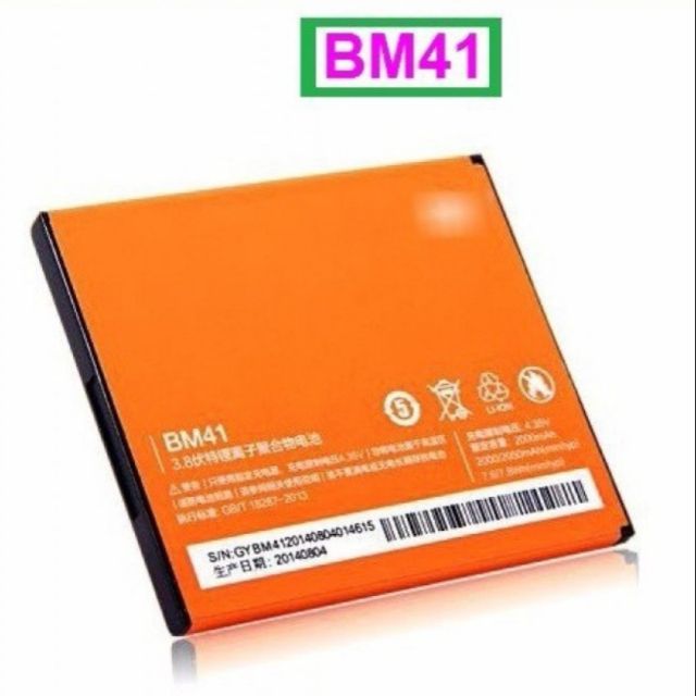 Pin thay cho Xiaomi BM41 - 2000 / 2050 mAh xịn bảo hành 6 tháng