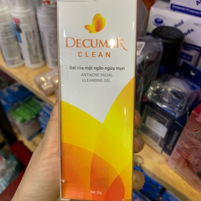 Gel rửa mặt ngăn ngừa mụn Decumar Clean
