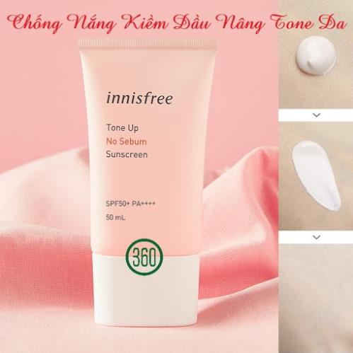 Kem chống nắng trắng da Hàn Quốc innisfree Chống nắng hiệu quả trên mọi loại da SPF50+ PA++++