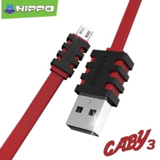 Dây Cáp Sạc, Chuyển Đổi Dữ Liệu Hình Hà Mã Caby 3 Micro 100cm