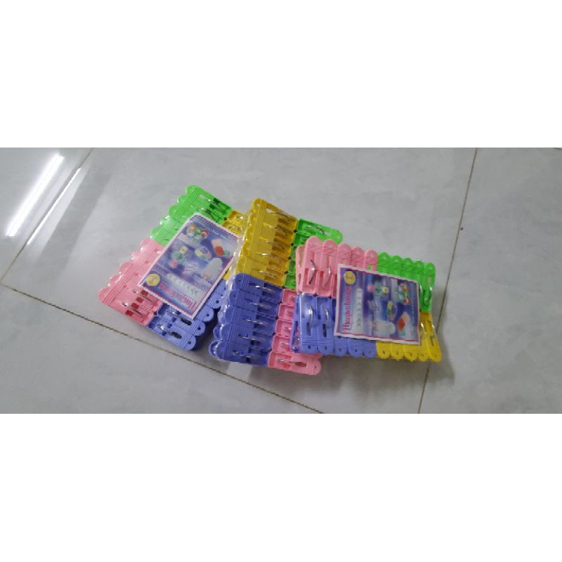 VỈ 30 CÁI KẸP NHỰA QUẦN ÁO -