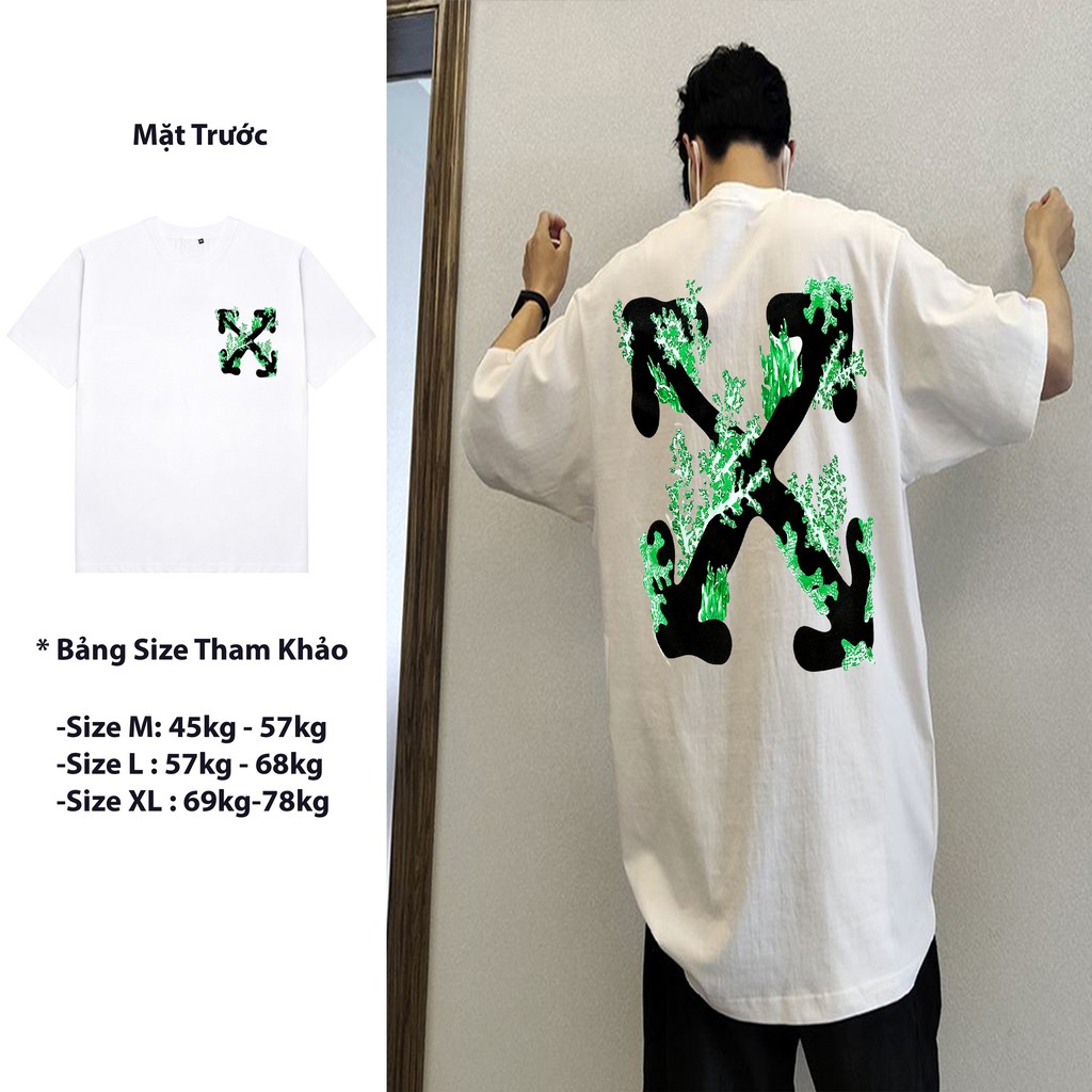 [ ẢNH THẬT + ĐỦ SIZE ] ÁO THUN, ÁO PHÔNG TAY LỠ UNISEX FORM RỘNG OVERSIZE OFF WHITE FREESHIP M37