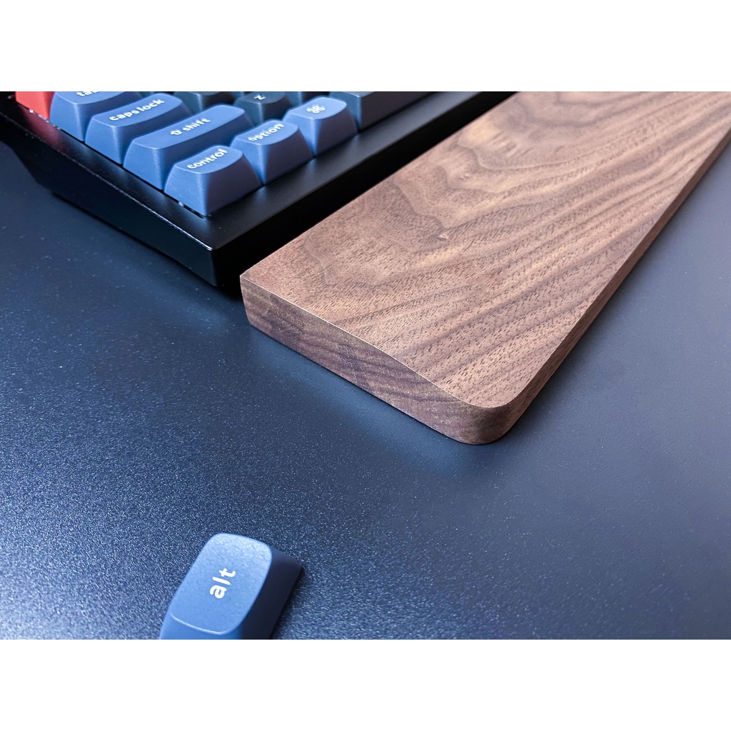 Kê tay gỗ Óc Chó AlphaWork cao cấp cho bàn phím cơ