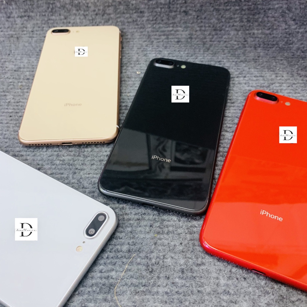 Mô hình trưng bày 8Plus màu đỏ, vàng, trắng, đen
