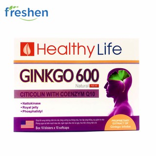 Viên uống bổ não Ginkgo 600mg hộp 100v