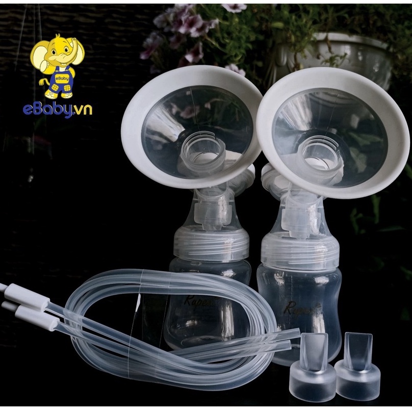 Máy hút sữa Rupex Flex - Có nhiều size phễu, Có pin sạc - Loại cải tiến đời mới nhất- Chat shop để được tư vấn size phễu
