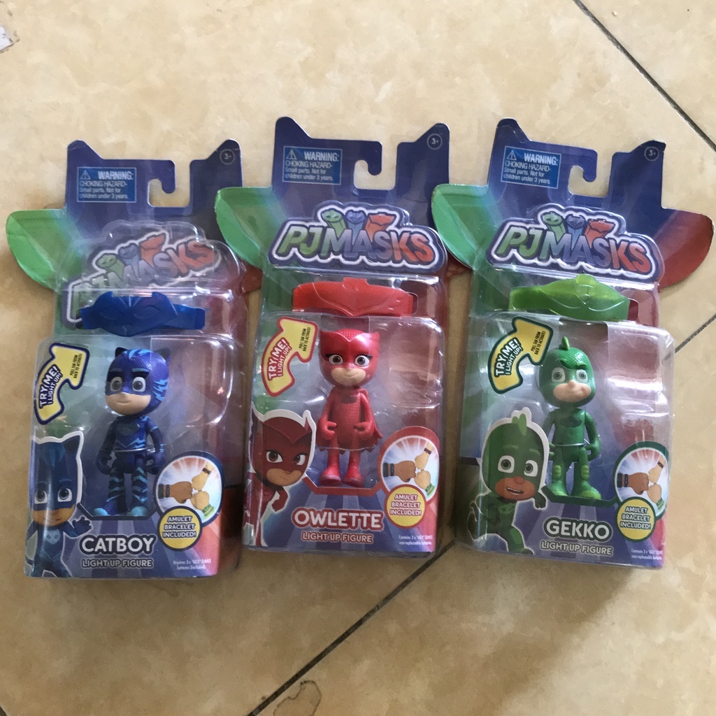 Mô Hình Pj Mask Light Up Figures Có Đèn Chính Hãng
