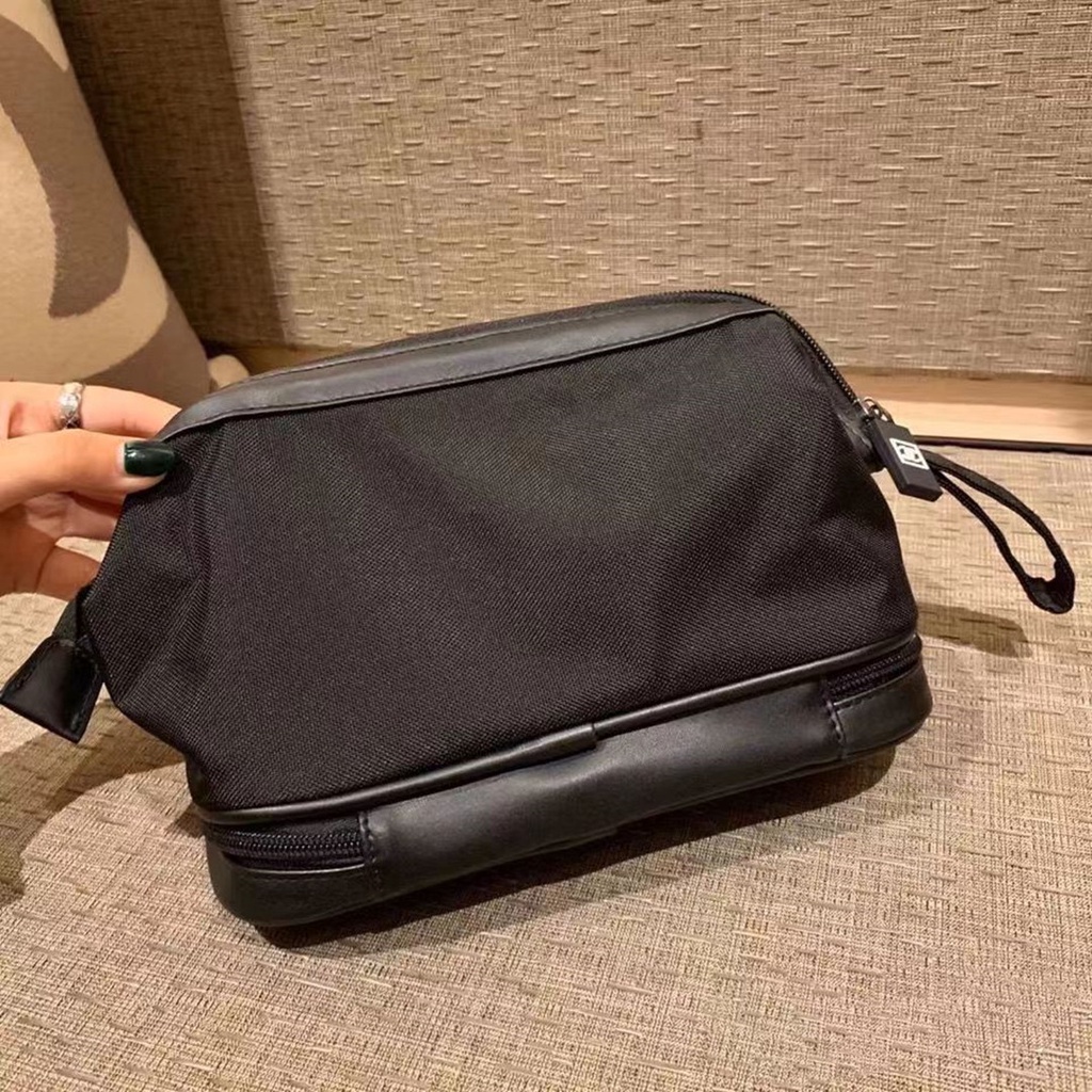 Túi Đựng Mỹ Phẩm Cầm Tay Hai Lớp In Logo Chuyên Dùng
