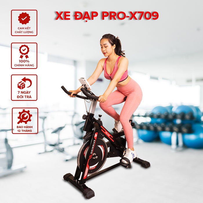 XE ĐẠP TẬP THỂ DỤC GIÁ RẺ PRO-X709 ✅ Xe tập thể lực phù hợp với mọi đối tượng