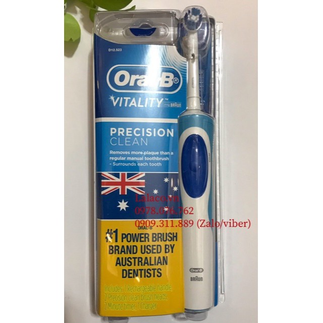 Bàn chải đánh răng điện Oral-B Vitality Braun