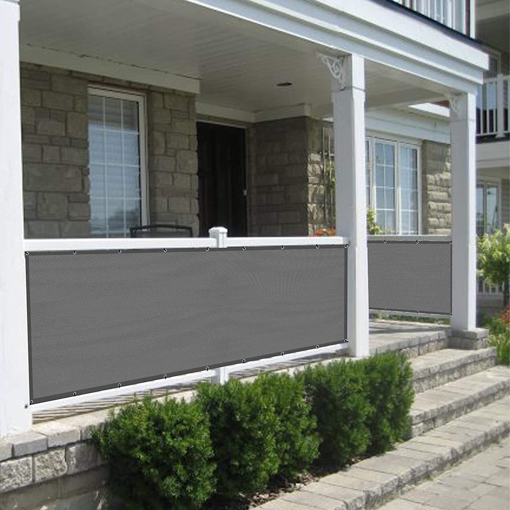 Tấm Lưới Chắn Gió Chống Tia Cực Tím 0.9X5m Nhiều Màu Sắc Bảo Vệ Sự Riêng Tư Cho Ban Công Ngoài Trời