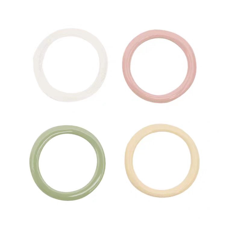 Nhẫn acrylic thiết kế đơn giản cá tính hợp thời trang