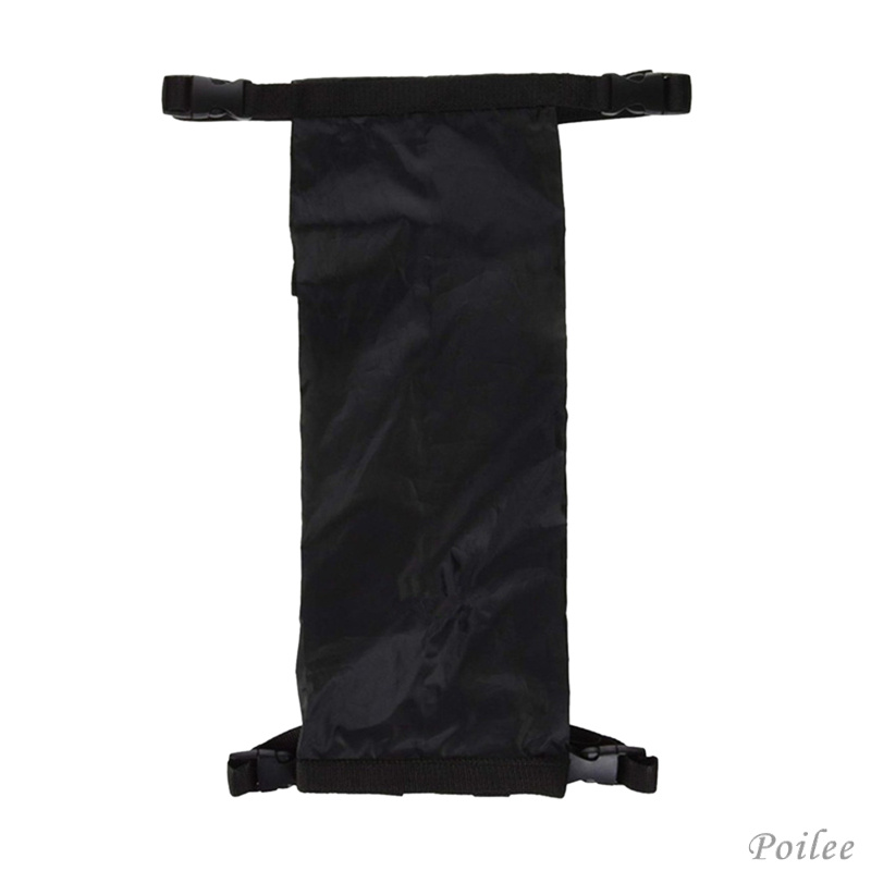 Oxygen Cylinder Bag for Wheelchairs with Buckles, Fits Any Wheelchair, Black, Heavy Duty