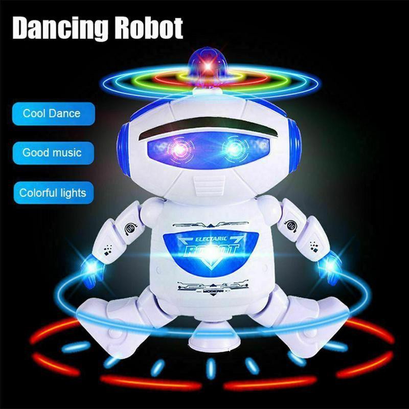 Robot xoay 360 độ nhạc cực hay số 519 cho các bé - Lựa chọn tuyệt vời cho phụ huynh -DC2548