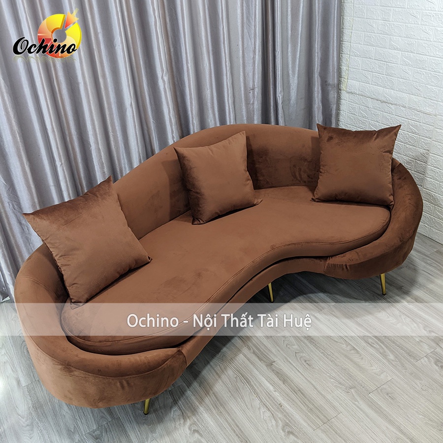 Ghế Sofa Phòng Khách Có Tựa Lưng Phong Cách Bắc Âu Hiện Dại Dài 1M8 ( Đủ Màu)