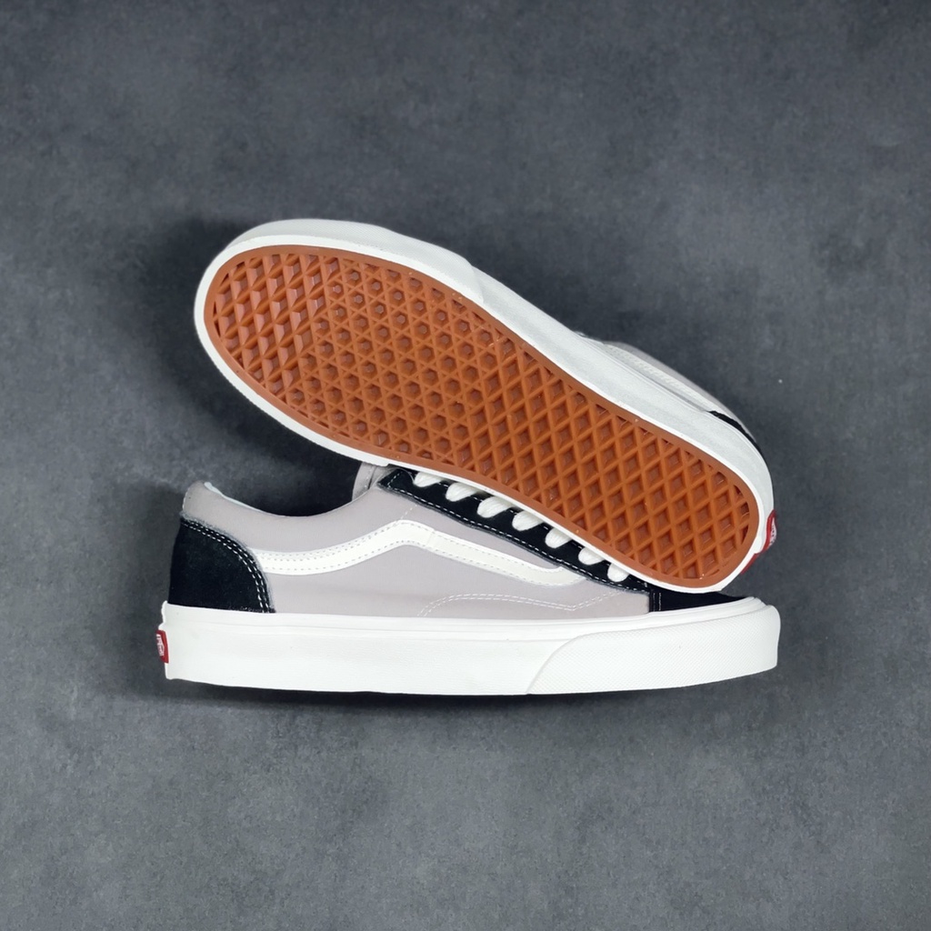 Giày Thể Thao Vans Style 36 Vải canvas Cổ Thấp Phối Màu Tương Phản Cá Tính