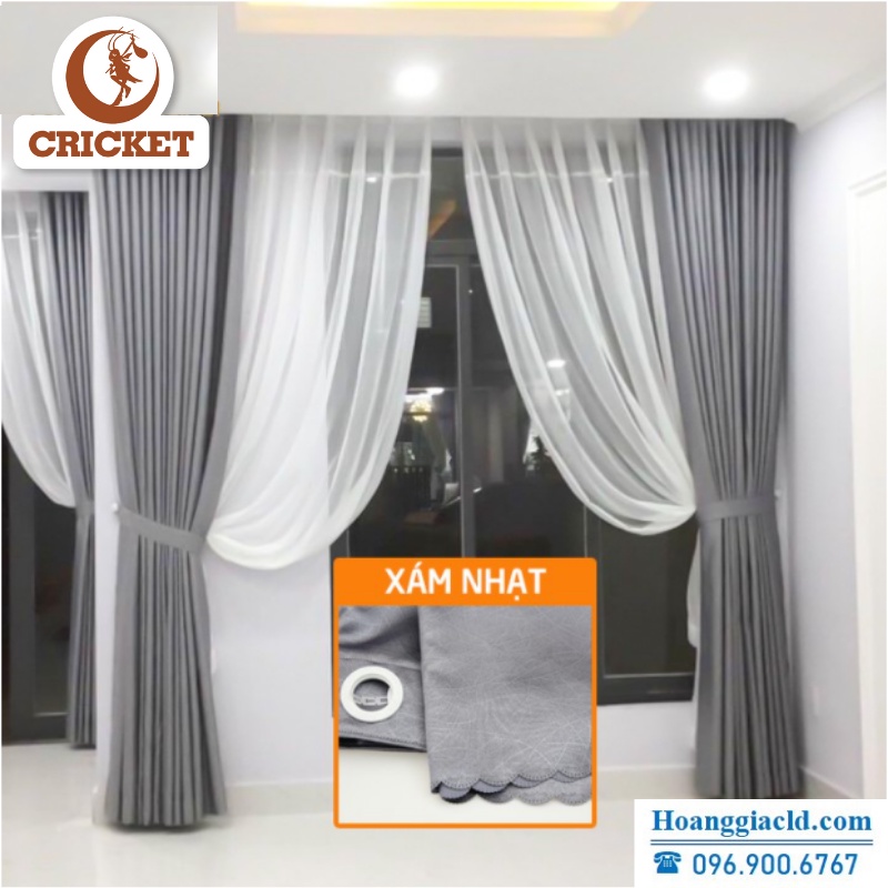 [NHẬN MAY THEO YÊU CẦU] Rèm cửa sổ, cửa chính lớn đủ size (chiều rộng 4m, chiều cao tùy chọn) vải chống nắng