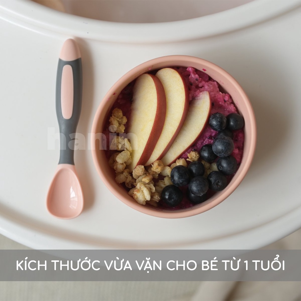 Bát ăn dặm Silicon đế chống trượt Toddler cho bé - Thương hiệu Hanin Baby - Tô ăn dặm cho bé