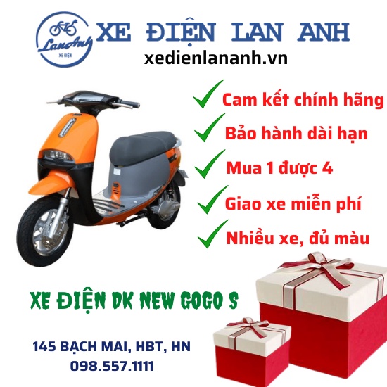 XE MÁY ĐIỆN DK NEW GOGO S 2022 - XE ĐIỆN LAN ANH