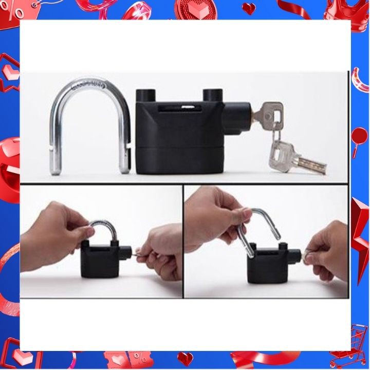  Khóa chống trộm có báo động thông minh cơ chế báo động cảm biến chuyển rung PT10