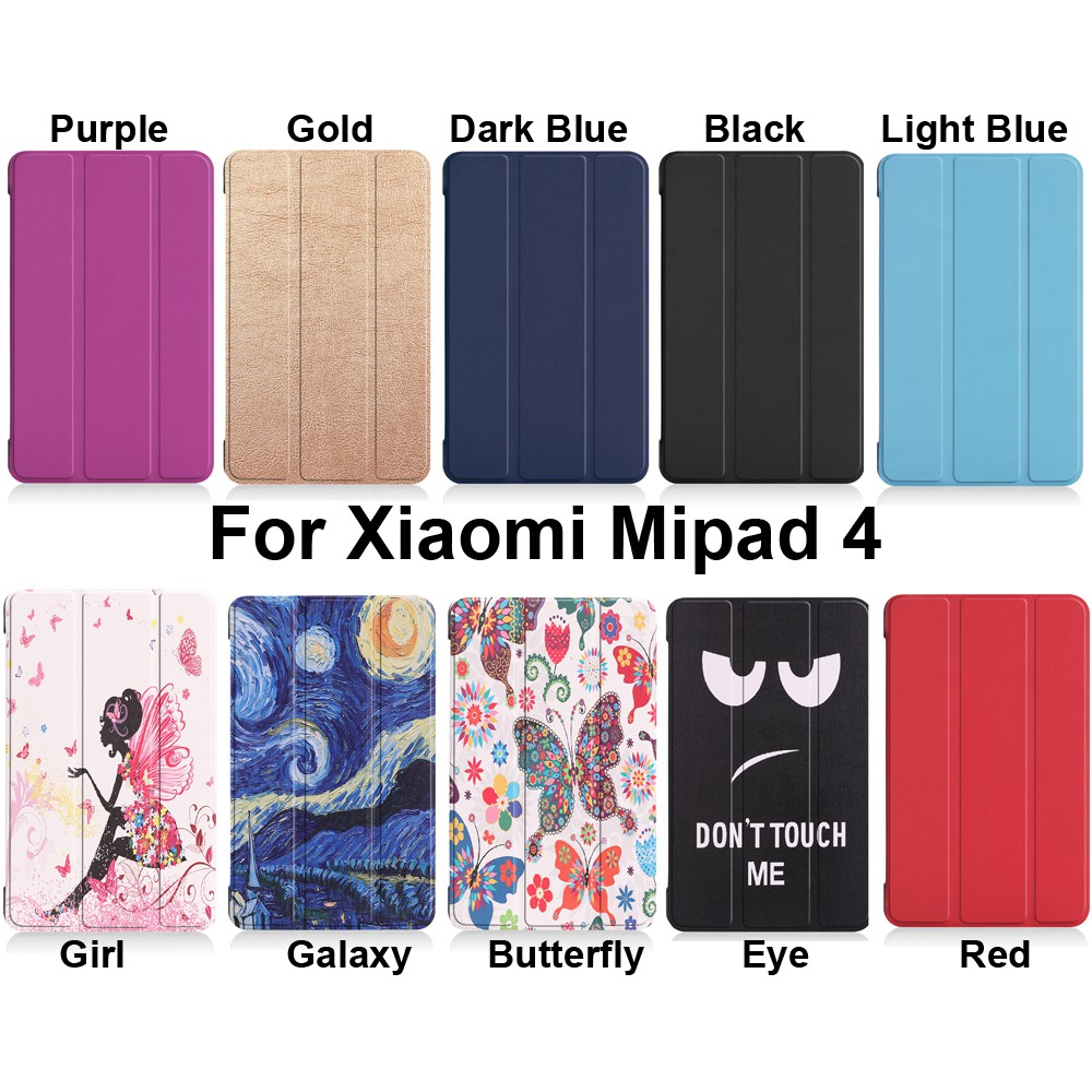 Bao Da Máy Tính Bảng Có Giá Đỡ Tự Động Bật / Tắt Thông Minh Cho Xiaomi Mipad 4 Case Xiami Mi