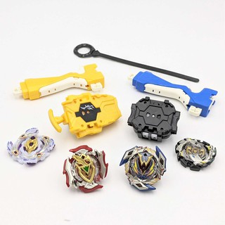 Bộ 4 con quay beyblade - 2 tay phóng cao cấp