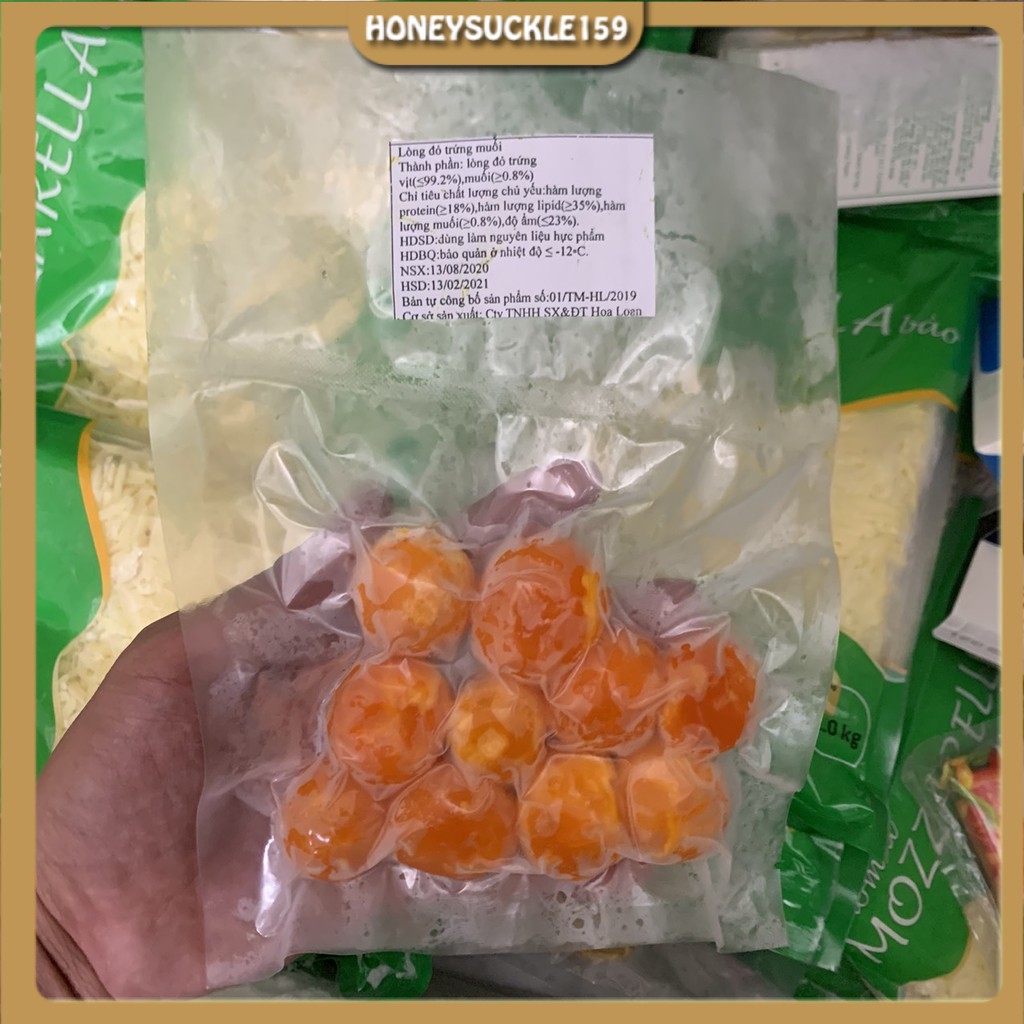Lòng đỏ trứng muối quả to gói 10 quả