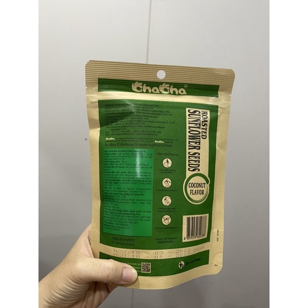Hạt hướng dương chacheer túi 180gr Thái Lan