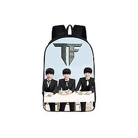 Balo TFBOYS cặp sách thời trang đi học tặng sticker TFBOYS