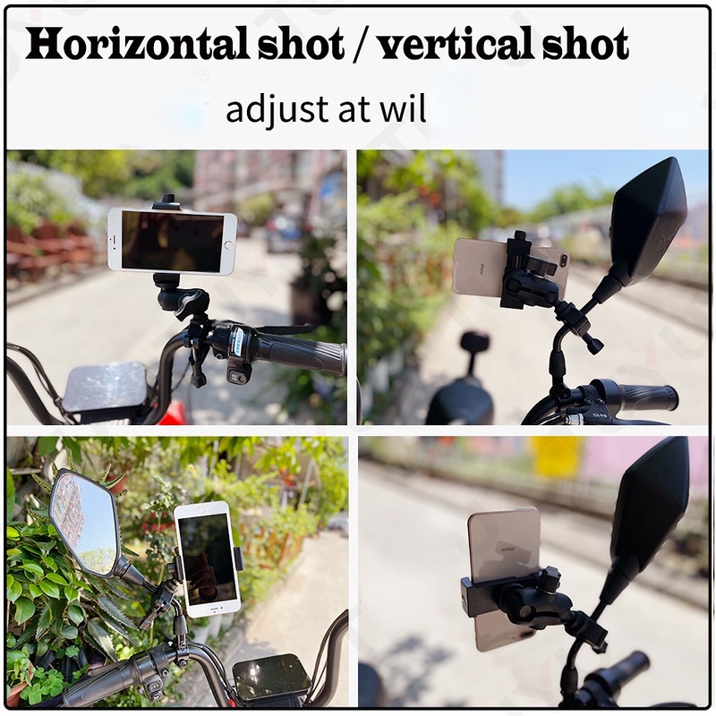 Giá Đỡ Máy Quay Hành Động Gắn Tay Lái Xe Đạp Cho insta360 one x rs dji action gopro 10 9 8