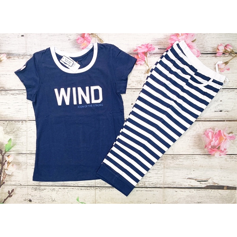Xả bộ mặc nhà chất liệu cotton Gia Hồi mẫu Wind