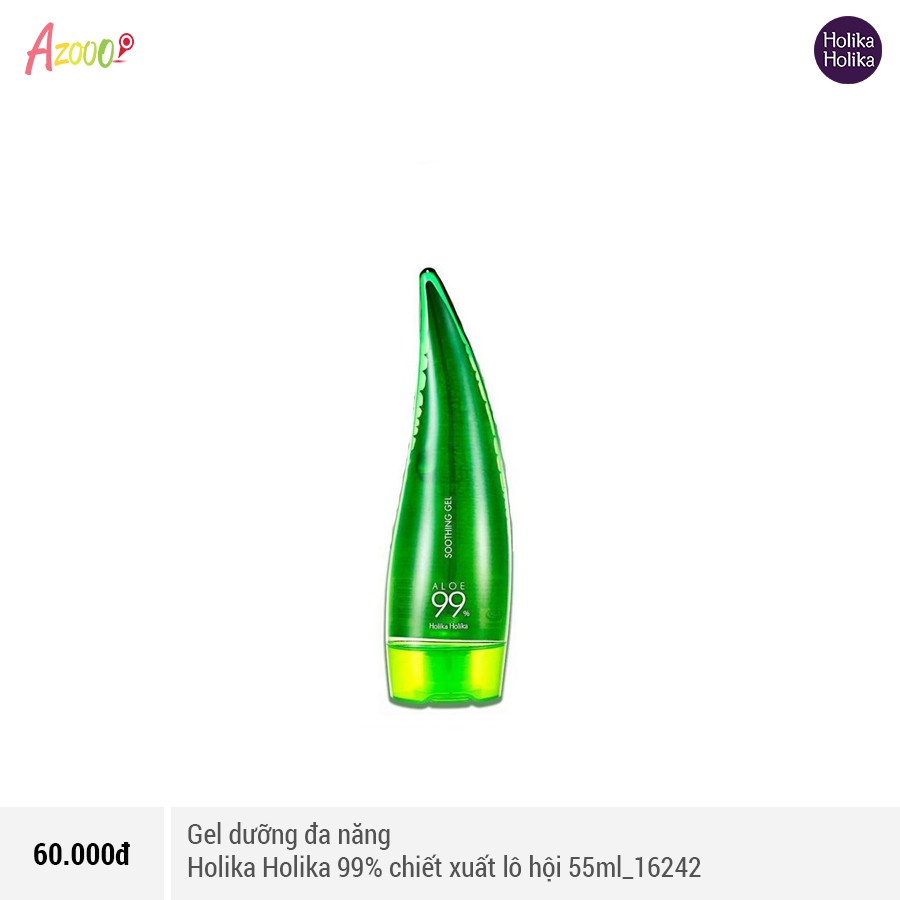 Gel dưỡng nha đam Holika Hàn Quốc 55ml  [chính hãng] | BigBuy360 - bigbuy360.vn